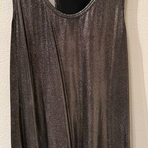 BCBGMaxAzria Black and Silver Dress